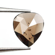brown colour lab grown elongated shiled cut diamond lab grown pear diamond