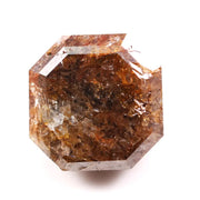 2.57 Ct Brown Asscher Cut  Natural Diamond Loose Stone for Custom Rings and Luxury Jewelry Design