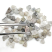 natural mix color rough diamond slices with flat rustic surfaces for jewelry making
