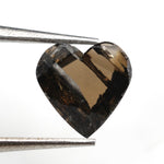 brown colour lab grown elongated heart cut diamond lab grown pear diamond