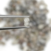 grey brown color rough diamond chips loose uncut raw diamond for jewelry