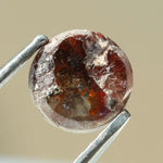 natural 0.75ct fancy round diamond brownish-colored diamond loose stone for custom fine jewelry