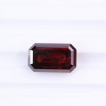 lab created diamond gemstone offering synthetic red diamond emerald cut loose stone for rings