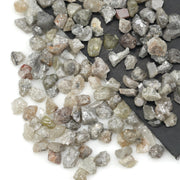 grey brown color rough diamond chips loose uncut raw diamond for jewelry