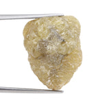 yellow color unpolished natural rough diamond