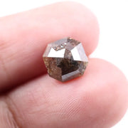 2.57 Ct Brown Asscher Cut  Natural Diamond Loose Stone for Custom Rings and Luxury Jewelry Design