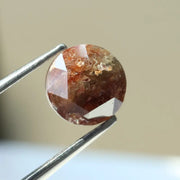 1.52Ct Round Briliiant Cut Diamond Loose Stone sparkle Diamond Brownish-Grey Colored Diamond For Fine Jewelry 