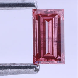 0.31 CT Baguette Shape Pink Lab-Grown Diamond
