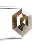natural brown and Black diamond engagement ring and natural diamond 