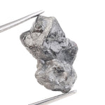 grey color what does uncut diamond look like