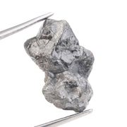 grey color what does uncut diamond look like