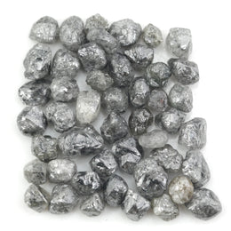 dark grey natural rough diamond lot for jewelry making