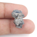 grey color what does uncut diamond look like