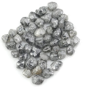 dark grey natural rough diamond lot for jewelry making