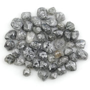 dark grey natural rough diamond lot for jewelry making