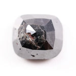 4.38 Ct Black Cushion Cut  Natural Diamond Loose Premium Stone for Custom Jewelry and Engagement Ring Designs