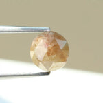 0.73Ct Natural Round Brilliant Cut Diamond Grey-Yellow Colored Diamond For Custom Fine Jewelry Loose Stone 