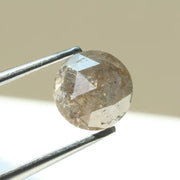 Fancy 1.13Ct Round Brilliant Cut Diamond Grey-Brown Colored Diamond Loose Stone For Fine Jewelry 