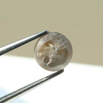 Fancy 1.13Ct Round Brilliant Cut Diamond Grey-Brown Colored Diamond Loose Stone For Fine Jewelry 