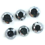 Round cut natural diamond loose stone for engagement ring, brilliant faceted natural diamond with elegant sparkle