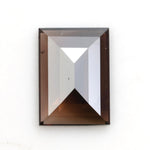 brown colour marquise diamond with baguettes, 0.47 carat lab grown diamond