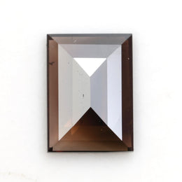 brown colour marquise diamond with baguettes, 0.47 carat lab grown diamond