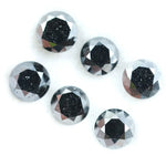 Round cut natural diamond loose stone for engagement ring, brilliant faceted natural diamond with elegant sparkle