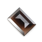 brown colour marquise diamond with baguettes, 0.47 carat lab grown diamond