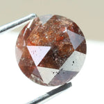 1.86ct brown colored diamond natural color round brilliant cut diamond loose stone for custom jewelry 