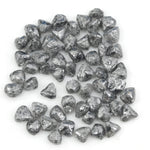 natural grey rough diamond lot for jewelry making