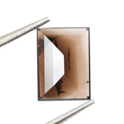brown colour marquise diamond with baguettes, 0.47 carat lab grown diamond