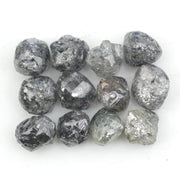 dark grey natural raw diamond lot for jewelry making