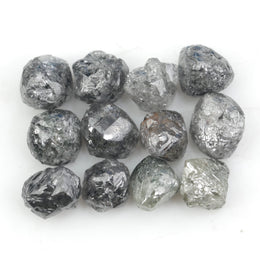 dark grey natural raw diamond lot for jewelry making