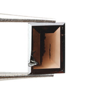 brown colour marquise diamond with baguettes, 0.47 carat lab grown diamond