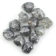 dark grey natural raw diamond lot for jewelry making