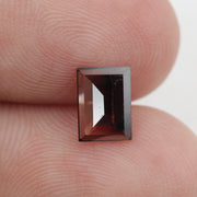 brown colour marquise diamond with baguettes, 0.47 carat lab grown diamond