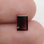 brown colour marquise diamond with baguettes, 0.47 carat lab grown diamond