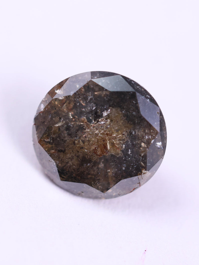round diamond on a white background