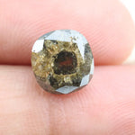 3.15 Ct cushion cut brown grey diamond with smoky tones and brilliant sparkle for bold minimalist fine jewelry