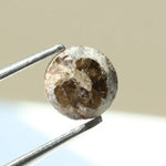 1.08Ct Natural Round Brilliant Cut Diamond Brownish-Grey Colored Diamond Loose Stone Use For Making Fine Jewelry 