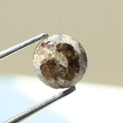 1.08Ct Natural Round Brilliant Cut Diamond Brownish-Grey Colored Diamond Loose Stone Use For Making Fine Jewelry 