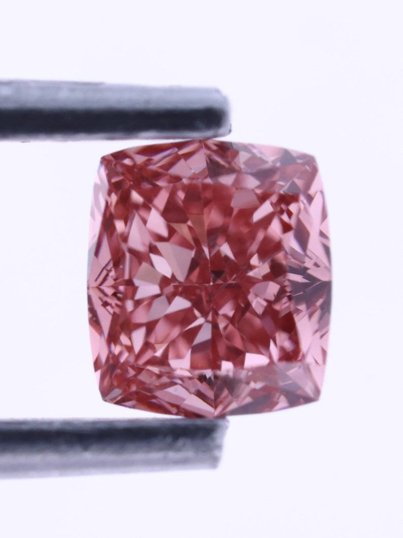 0.46 Carat Cushion Cut Pink Lab-Grown Diamond