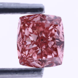 0.46 Carat Cushion Cut Pink Lab-Grown Diamond