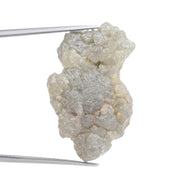 grey color raw diamond identification and raw cut diamond