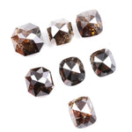 mix colour natural diamonds cushion and Asscher cut loose earth mined diamond stones for jewelry