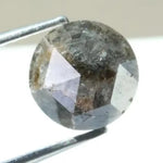 1.90Ct Round Natural Diamond Black -Grey Colored Diamond Luxury Stone Shine For Jewelry 