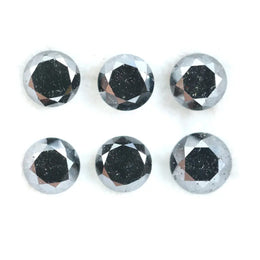 Natural round cut diamond loose stone for engagement ring with soft rounded shape