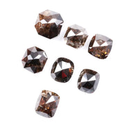 mix colour natural diamonds cushion and Asscher cut loose earth mined diamond stones for jewelry