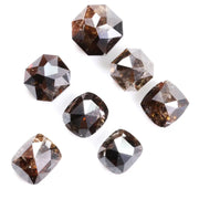 mix colour natural diamonds cushion and Asscher cut loose earth mined diamond stones for jewelry