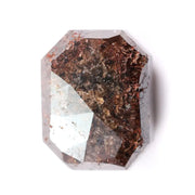 5.22 carat brown emerald cut natural diamond with elongated step cut facets, loose fancy brown diamond for custom engagement ring or luxury handcrafted fine jewelry design